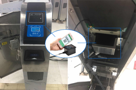 新大陸NLS-FM25-EX二維碼掃描模塊嵌入智能閘機(jī)，實(shí)現(xiàn)智慧景區(qū)票務(wù)