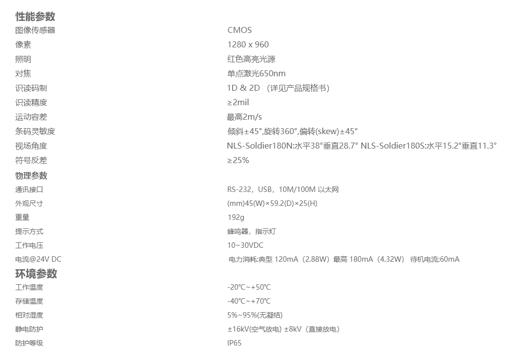 1689837795306192.png 新大陸NLS-Soldier180工業(yè)固定式條碼掃描器參數(shù)圖